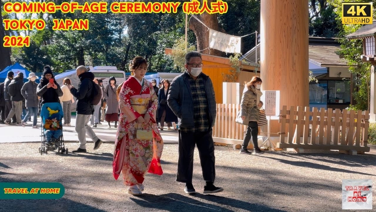 4k hdr japan travel | 2024 coming-of-age ceremony (成人式) in Tokyo Japan | Beautiful furisode kimono