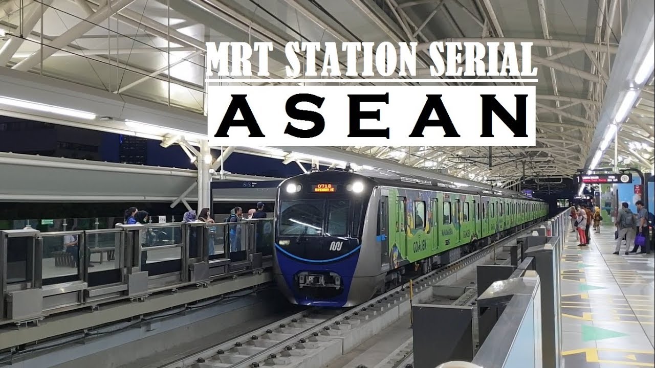 Explore Walking Around ~ Stasiun MRT Jakarta Station ASEAN ~ Music Corner at Station