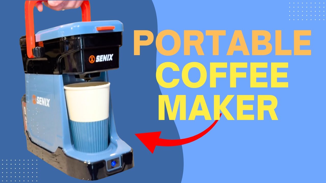 SENIX Portable Coffee Maker Review | Single-Serve Travel & Camping Power Brewer