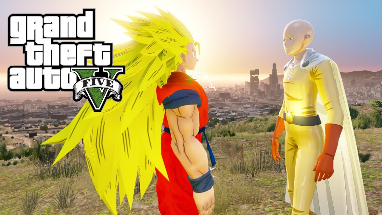 Saitama vs Goku GTA V Steam Mod