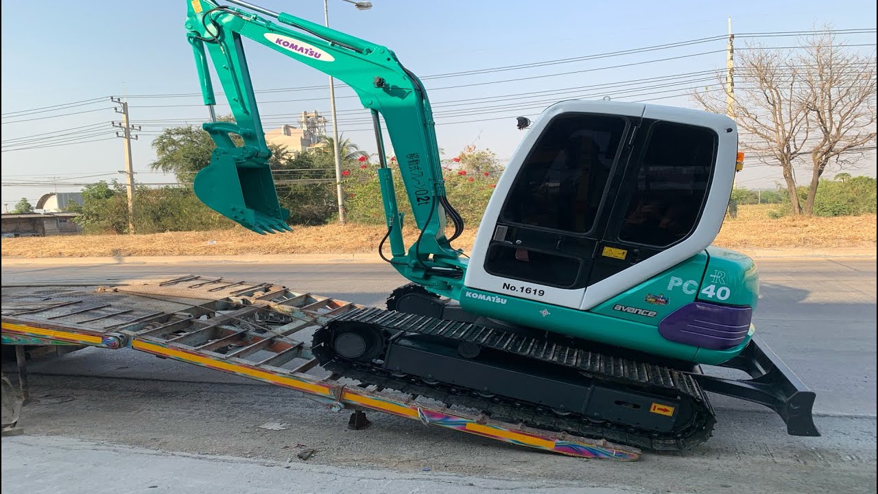ปิดการขาย รถขุด KOMATSU PC40-7 No.1619 ขนาด 4 ตัน ส่งมอบ จ.กาญจนบุรี