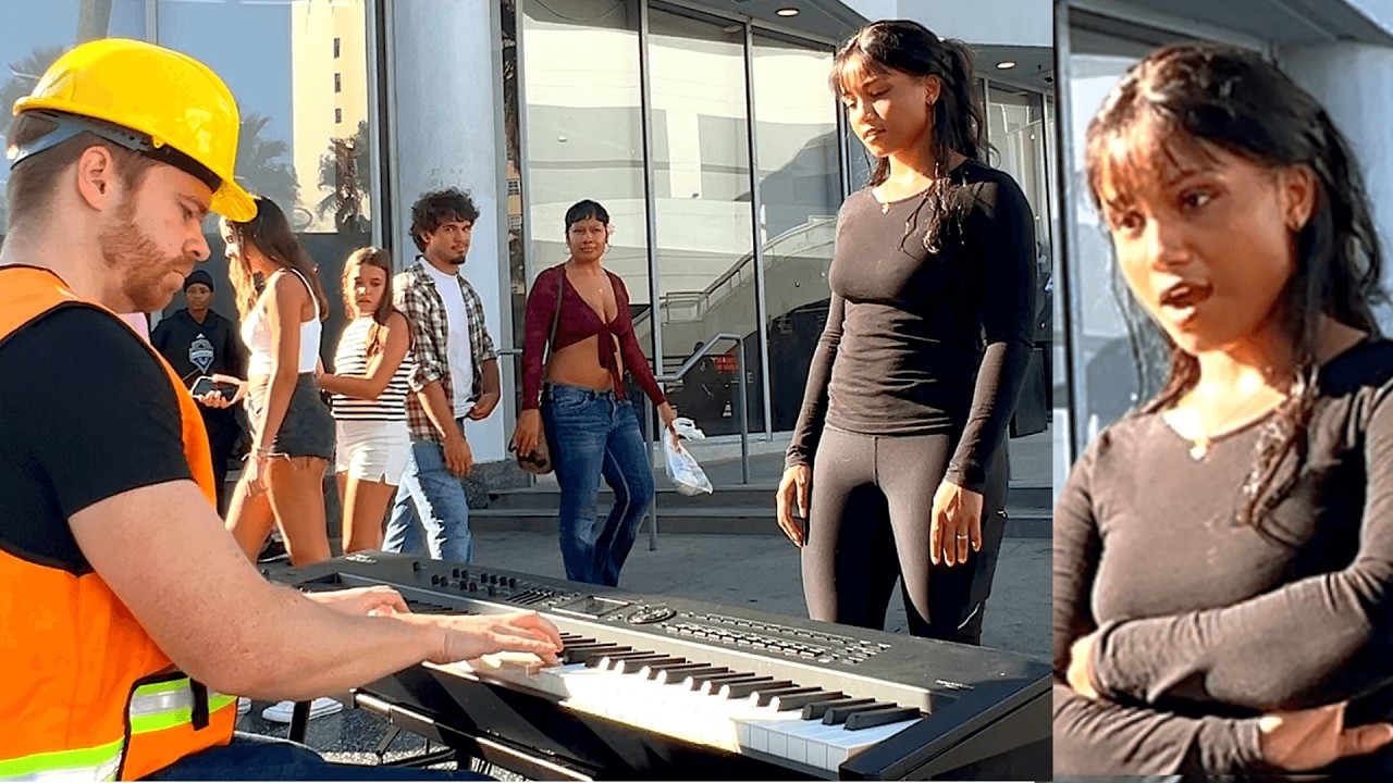 Рабочий оставил всю улицу безмолвной! 😱🎹