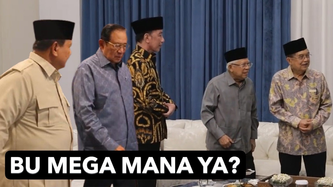 BOCORAN! Pertemuan Dadakan Prabowo, Jokowi & SBY di Istana! Bu Mega ke Mana?!