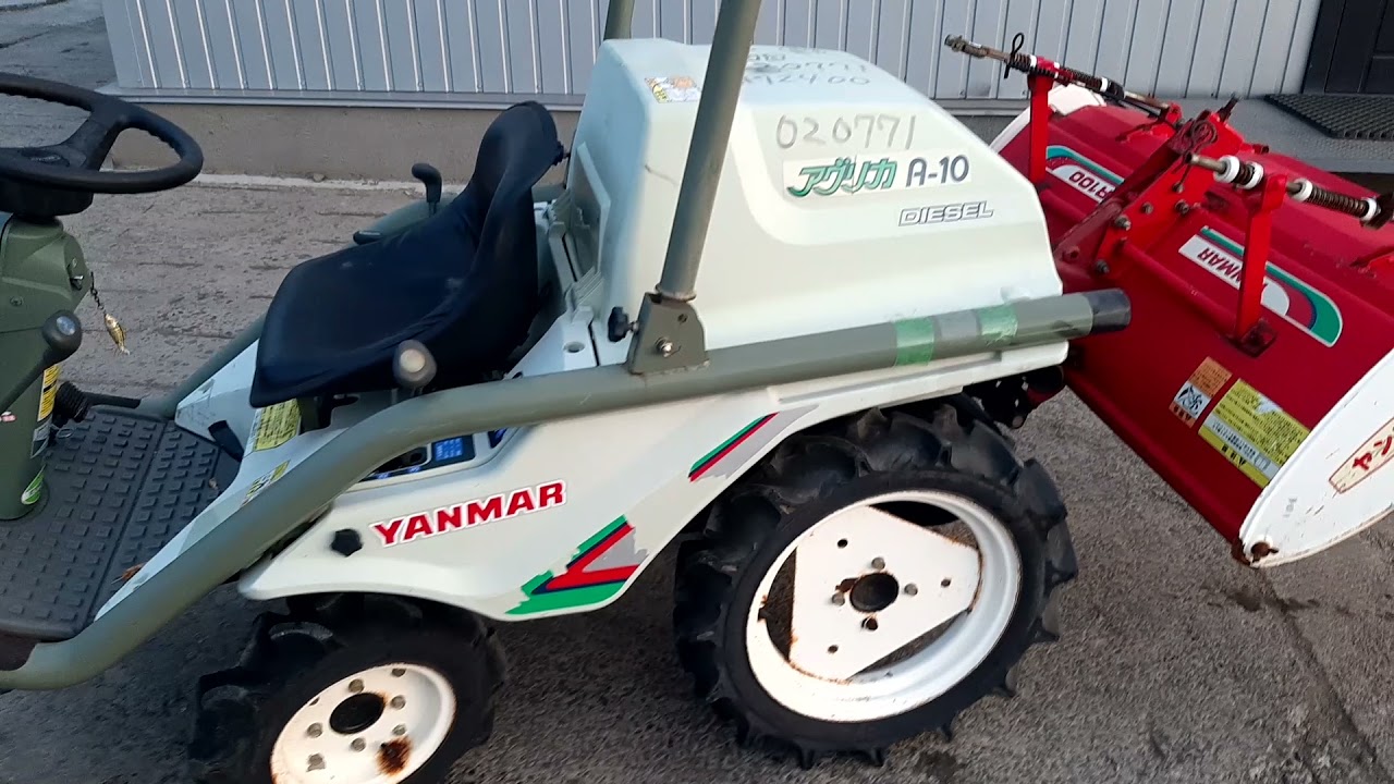 БУ мікротрактор з Японії Yanmar A10 з грунтофрезою