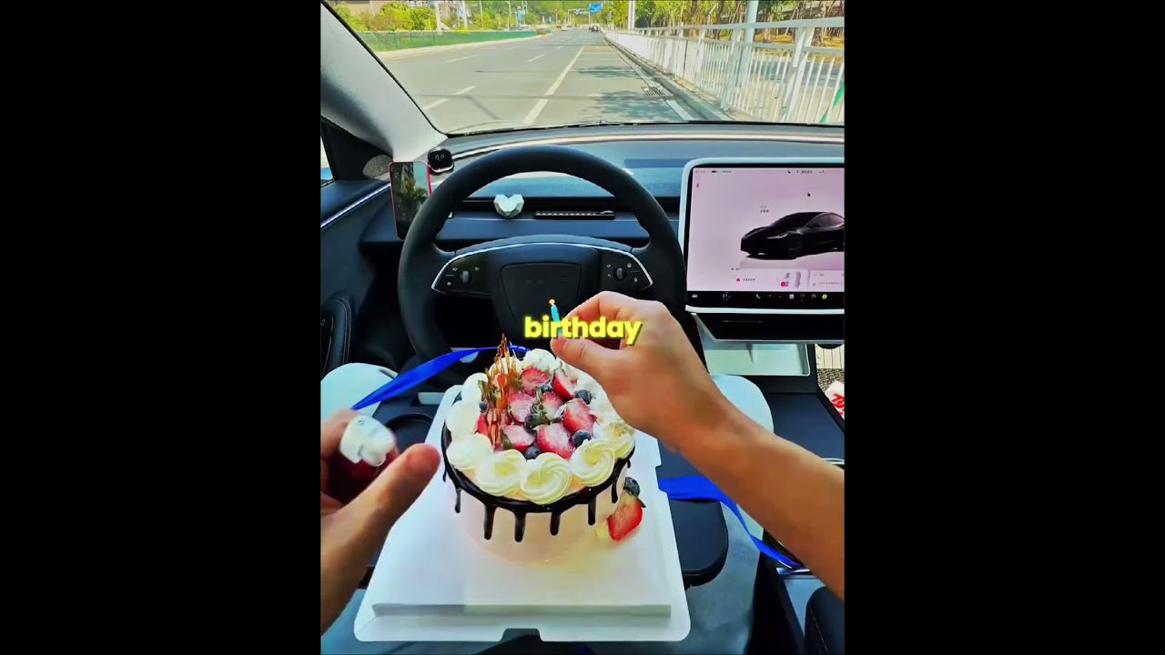 She left him on his birthday so he celebrated alone like this
