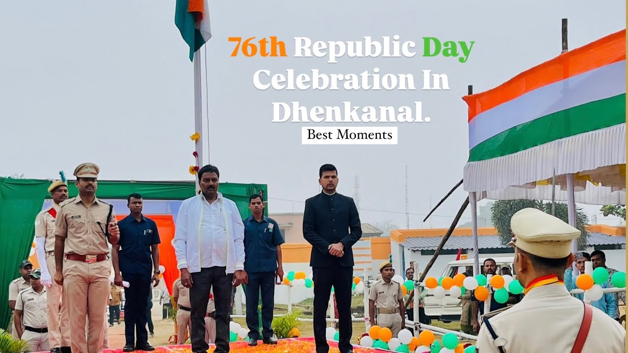 76th Republic Day Celebration In Dhenkanal | 26 January, 2025 Parade Dhenkanal.