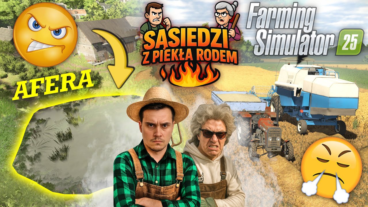 WJAZD SANEPIDU 😭 ZASTRASZYŁA KOMBAJNISTĘ 😱 AFERY TO CODZIENNOŚĆ... | "SĄSIEDZI Z PIEKŁA RODEM" [#3]