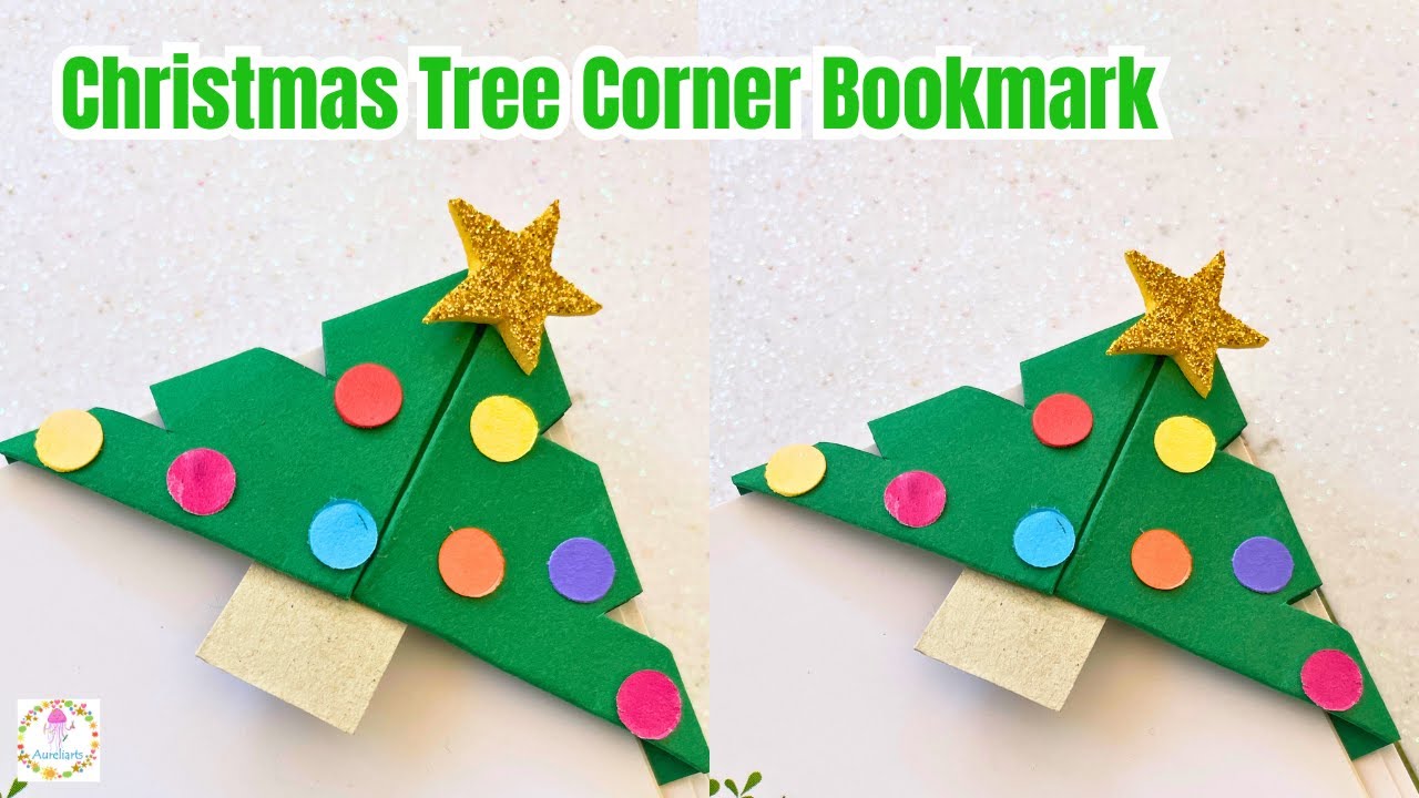 Make a Festive Christmas Tree Bookmark | Perfect for Holiday Reading! | Fun and Easy Holiday Craft!