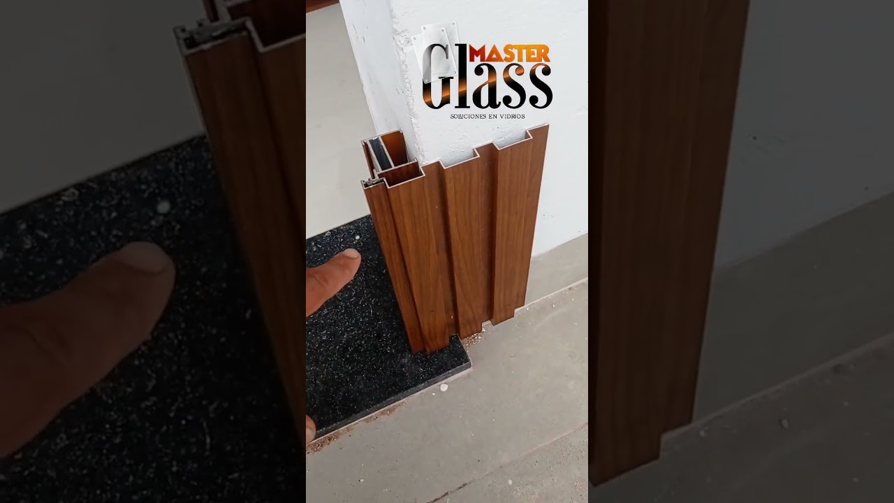 porta camuflada de alumínio ripado passo a passo.