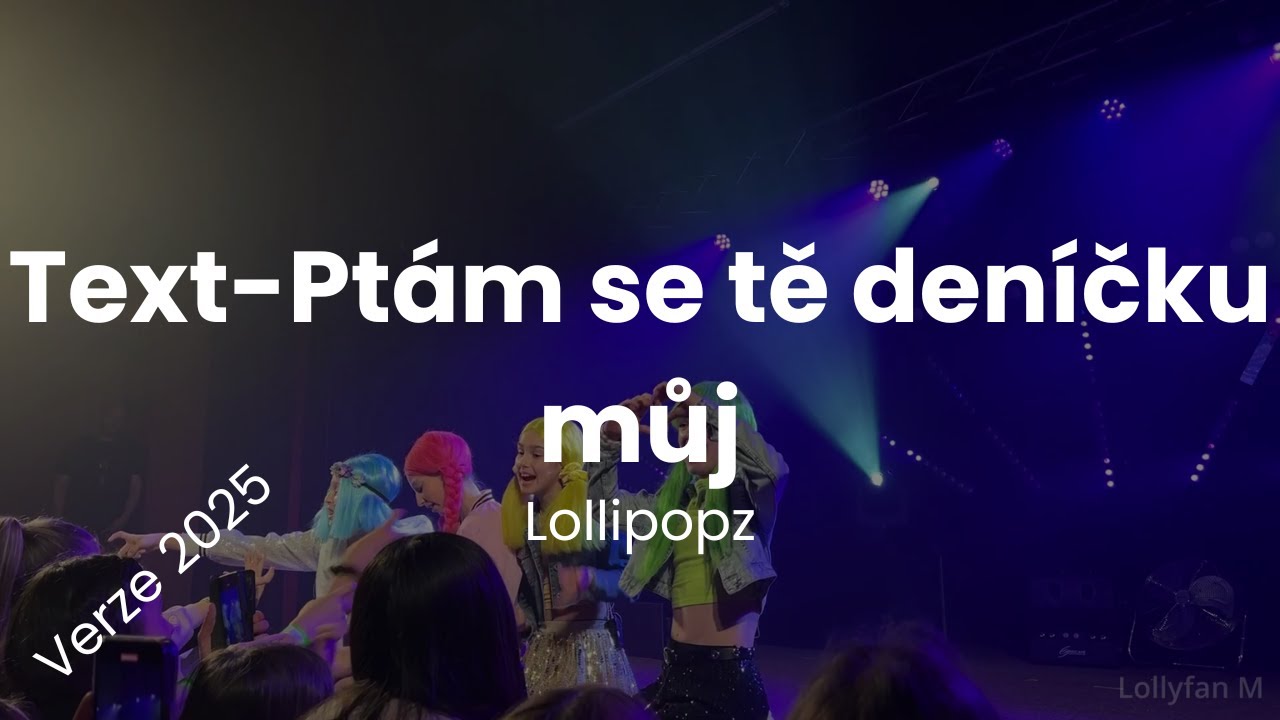 Text-Ptám se tě deníčku můj 2025