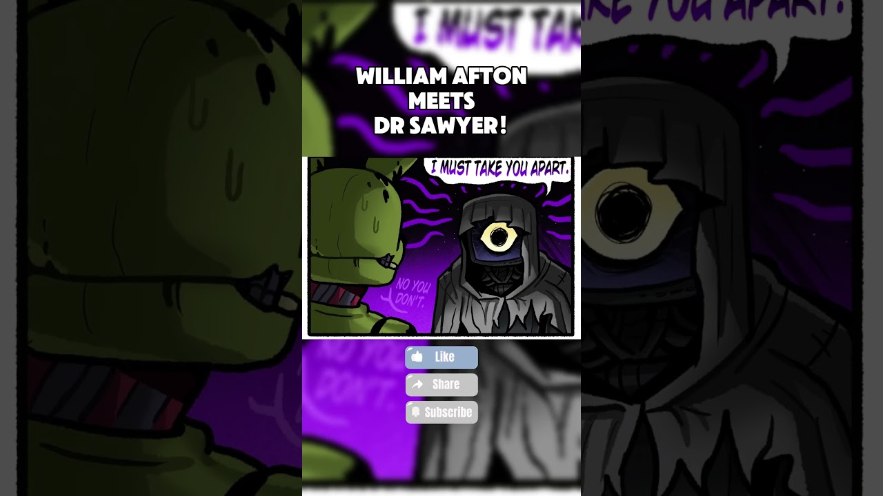 springtrap meets dr sawyer! fnaf meets poppy playtime comic dub