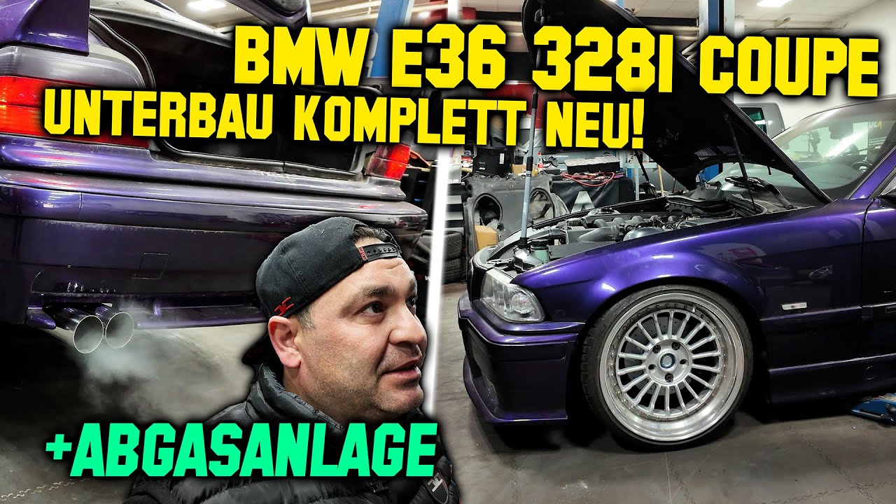 BMW E36 328i Coupé - Einmal alles neu - Unterboden überholen + Abgasanlage!