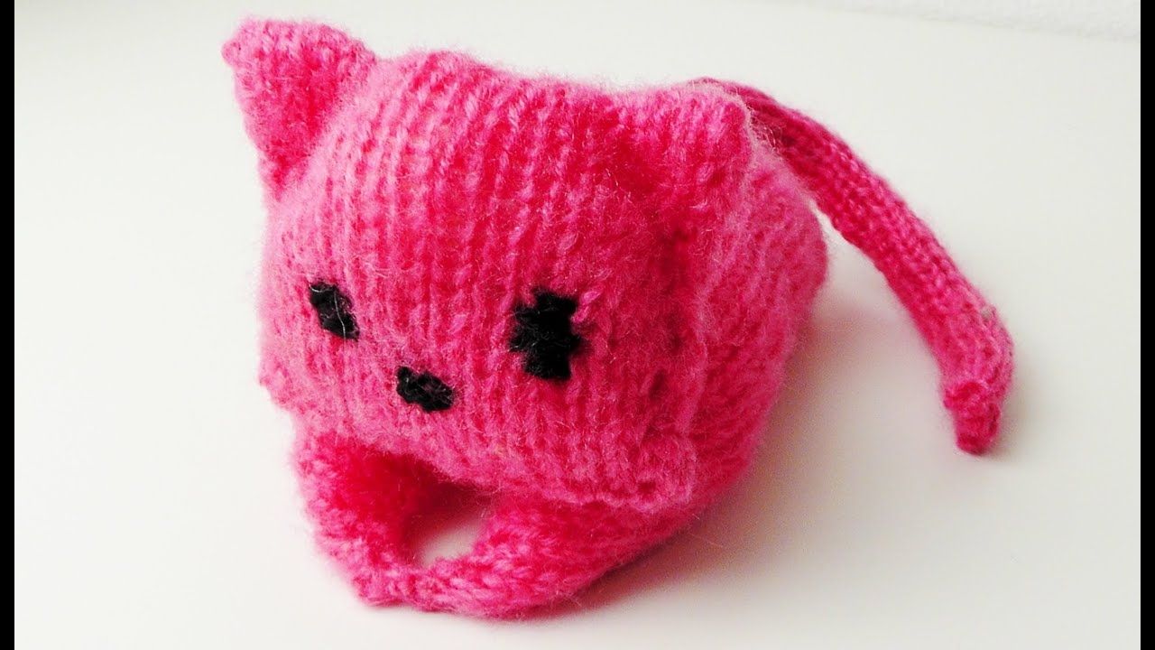 Amigurumi Katze stricken lernen (Combined Strickmethode)