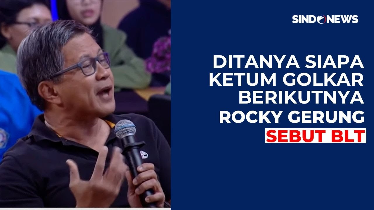 Pengakuan Mengejutkan Rocky Gerung Soal Airlangga Hartarto Mundur dari Ketum Golkar