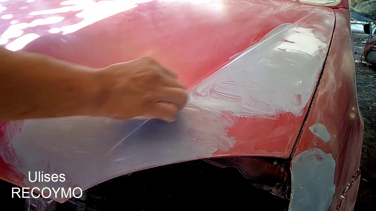 Como aplicar plaste o masilla con cuña metalica o de hule