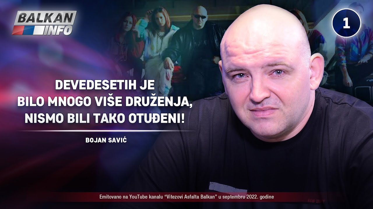 INTERVJU: Bojan Savić - Devedesetih je bilo mnogo više druženja, nismo bili tako otuđeni! (6.9.2022)
