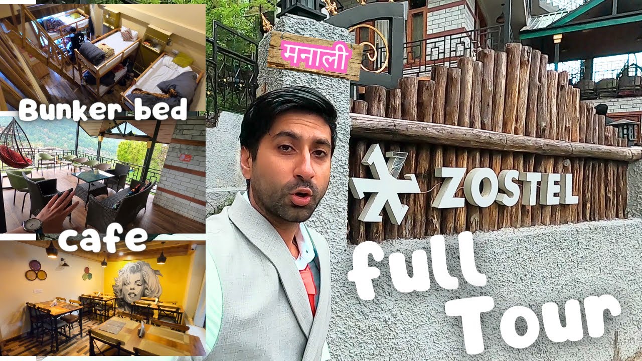 ZOSTEL MANALI VASHISHT || BUDGET STAY in MANALI || HOSTEL for Work from Mountains || #vlog #zostel