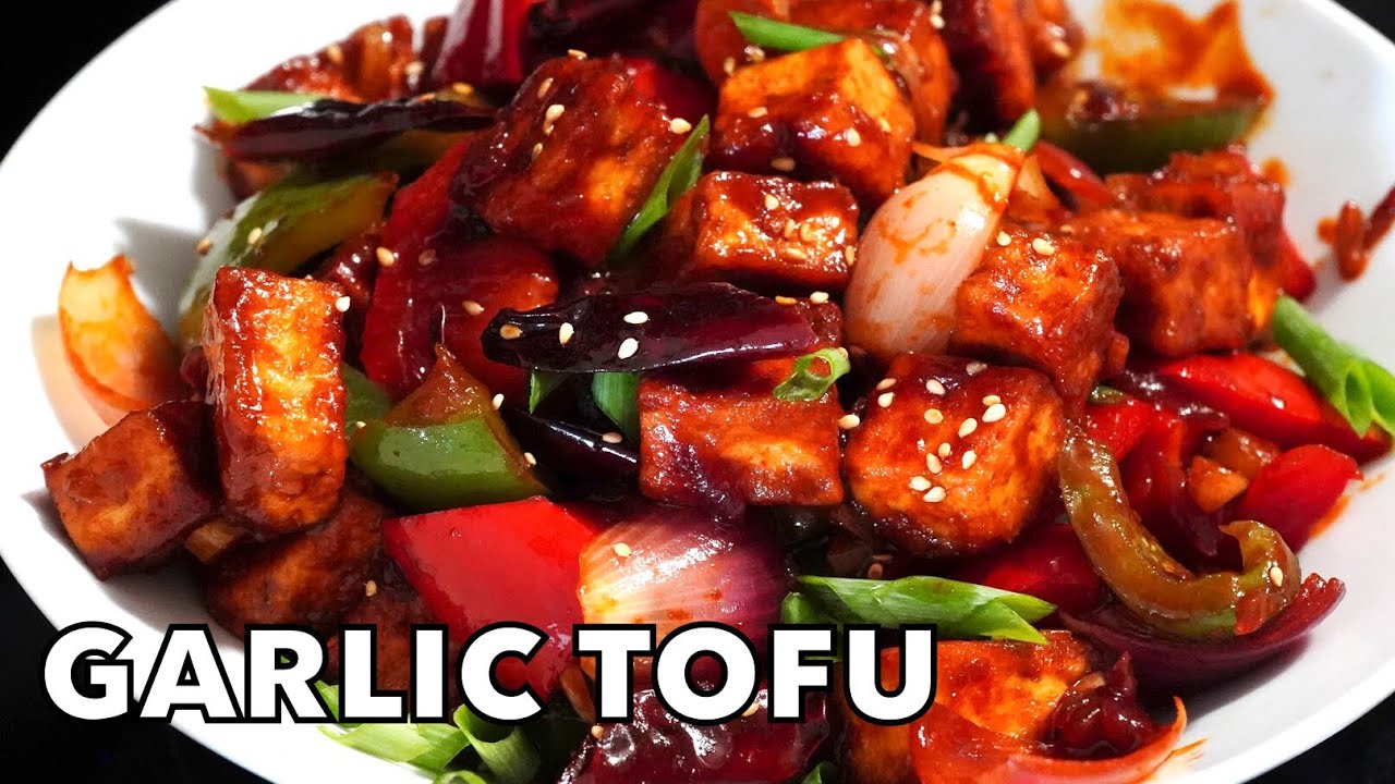 TASTIEST GARLIC TOFU RECIPE RESTAURANT STYLE | Chilli Garlic Soya Paneer Recipe