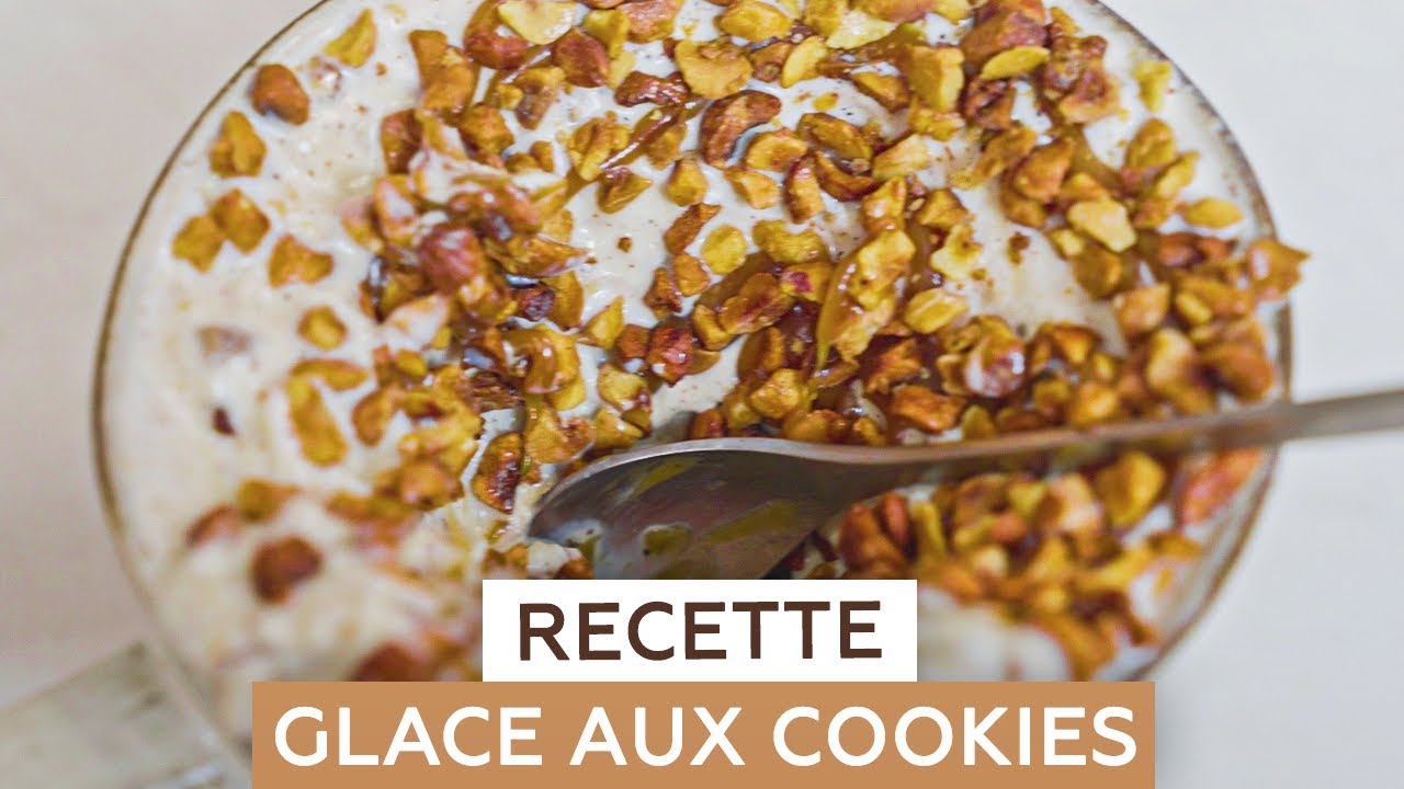 Glace gourmande vanille cookies | Yann Couvreur