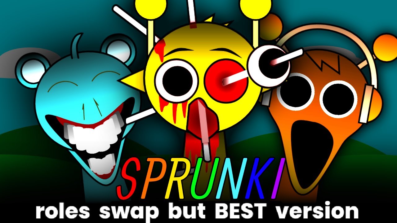 Sprunki But Roles Swapped Best Version (All Characters)