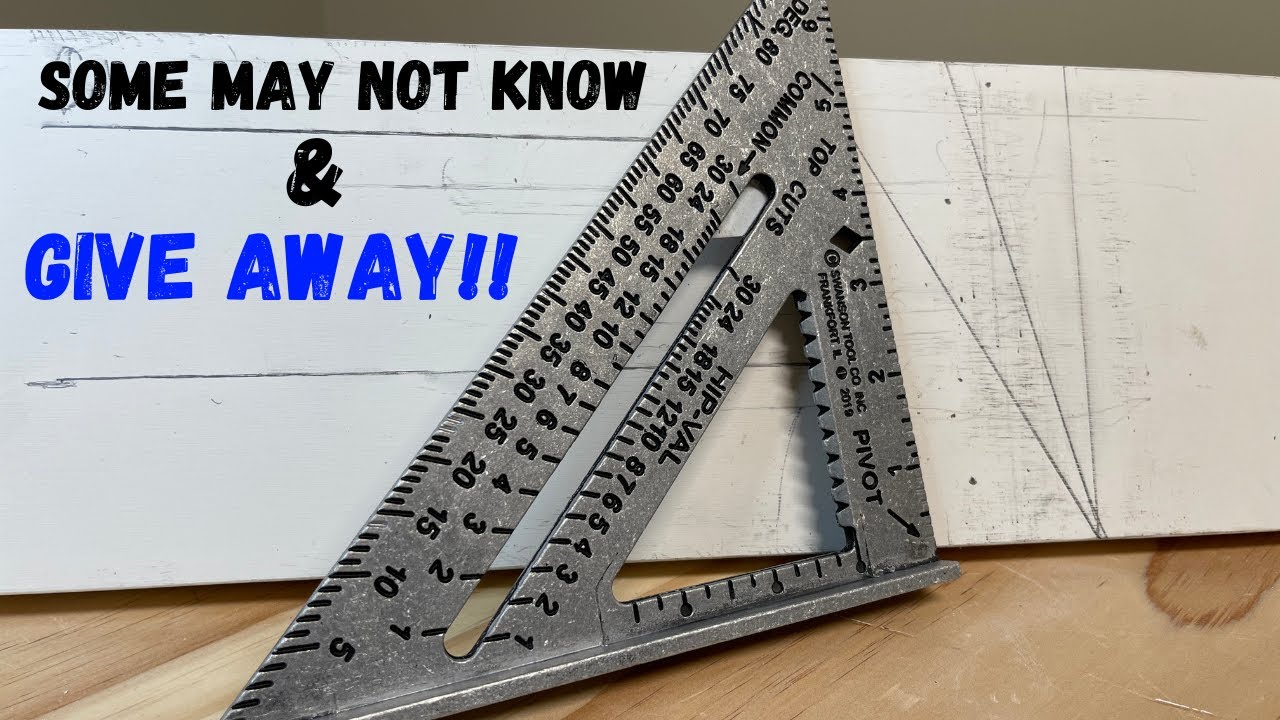 How To | Tips and Tricks for using a speed square