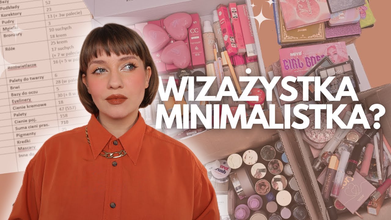 ILE WIZAŻYSTKA MA KOSMETYKÓW? Mój inwentarz