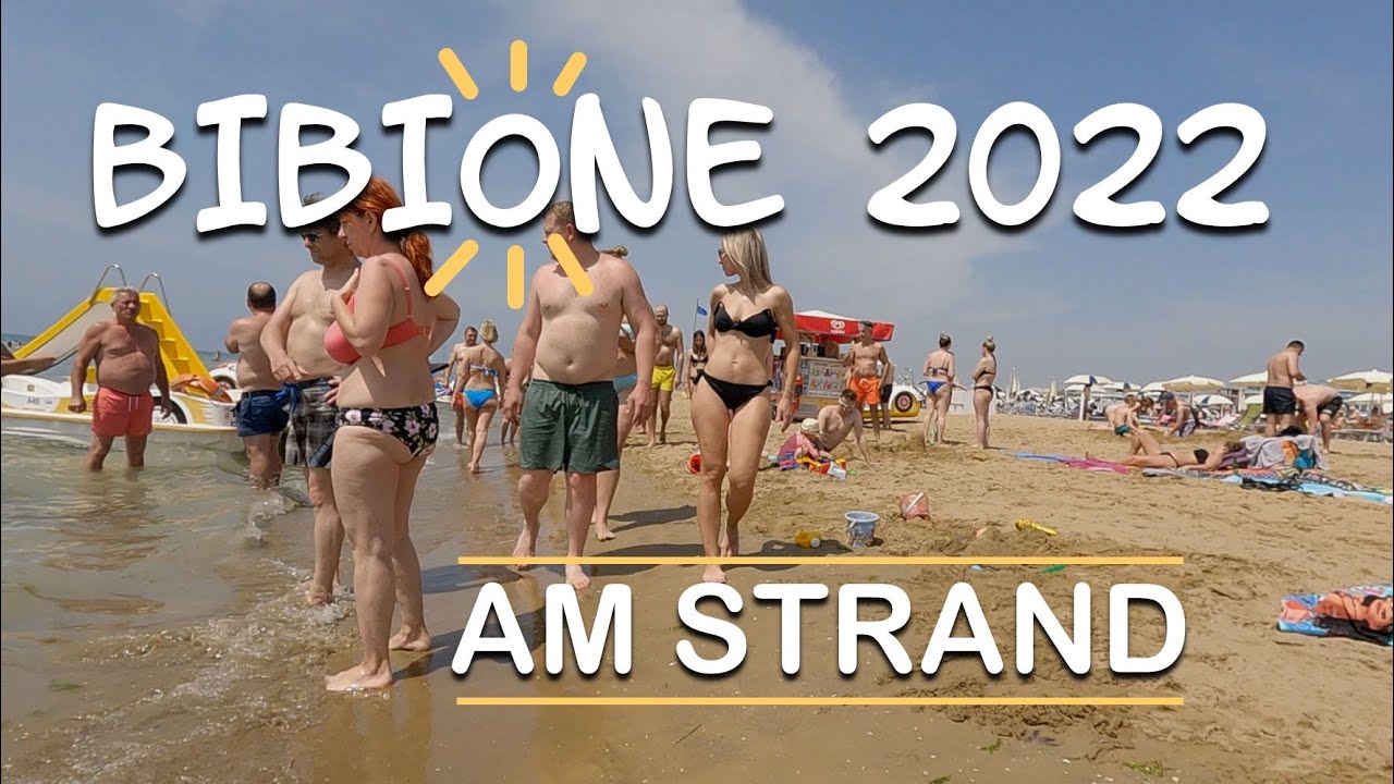 Urlaub in BIBIONE 2022 🇮🇹 | Spaziergang am Strand - Beach Walking