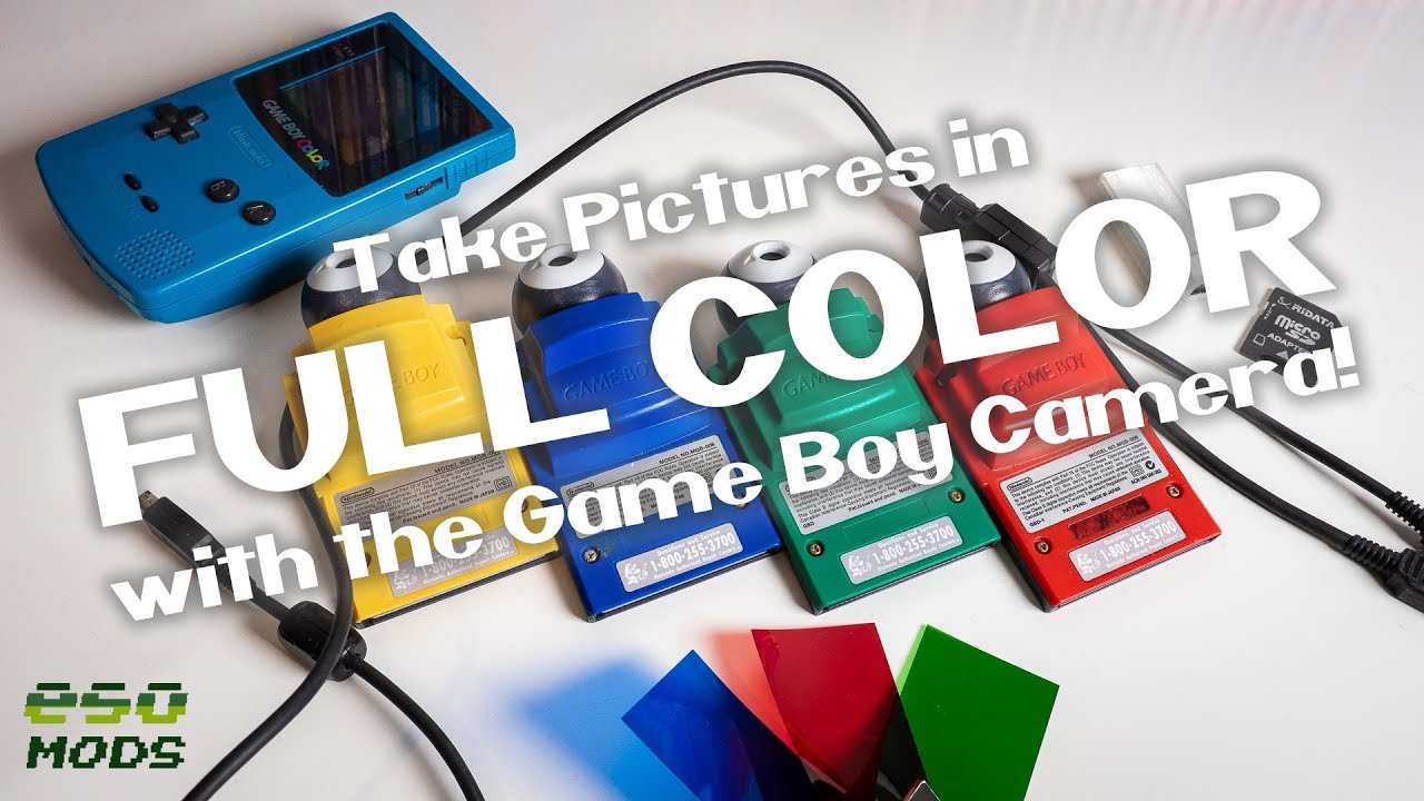 FULL COLOR Pictures from a Game Boy Camera!