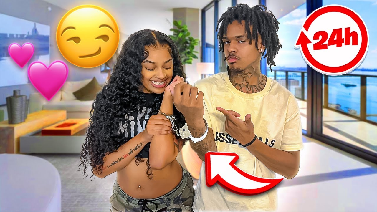 HANDCUFFED FOR 24 HOURS🥰 *must watch*