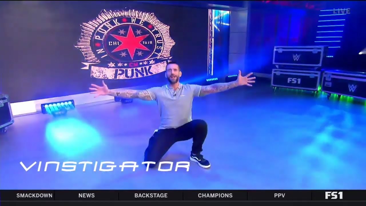 CM Punk RETURNS to WWE Backstage 1/21/2020 with Becky Lynch (720p HD) - Is he in the Royal Rumble??