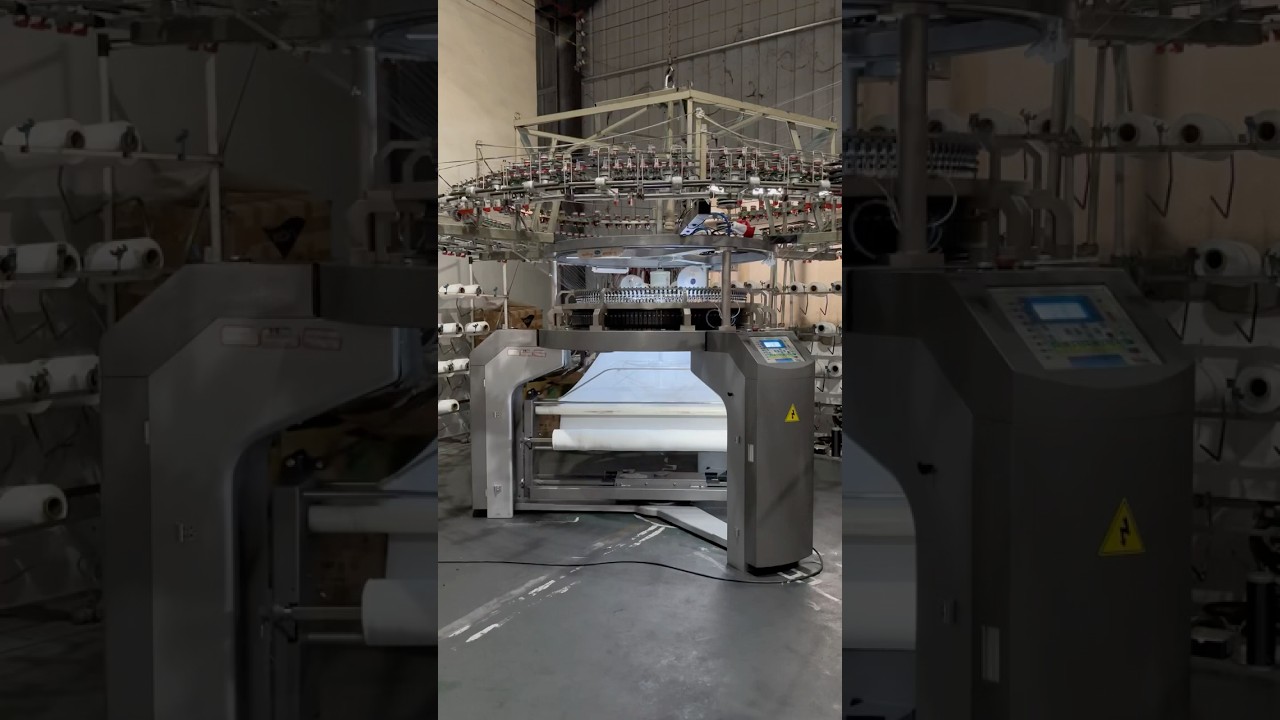 Single Jersey Circular Knitting Machine Running! | BQ Knitting Machine #circularknittingmachine