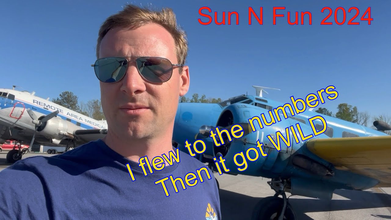 Flying a Beech 18 WAR BIRD back from Sun N Fun 24