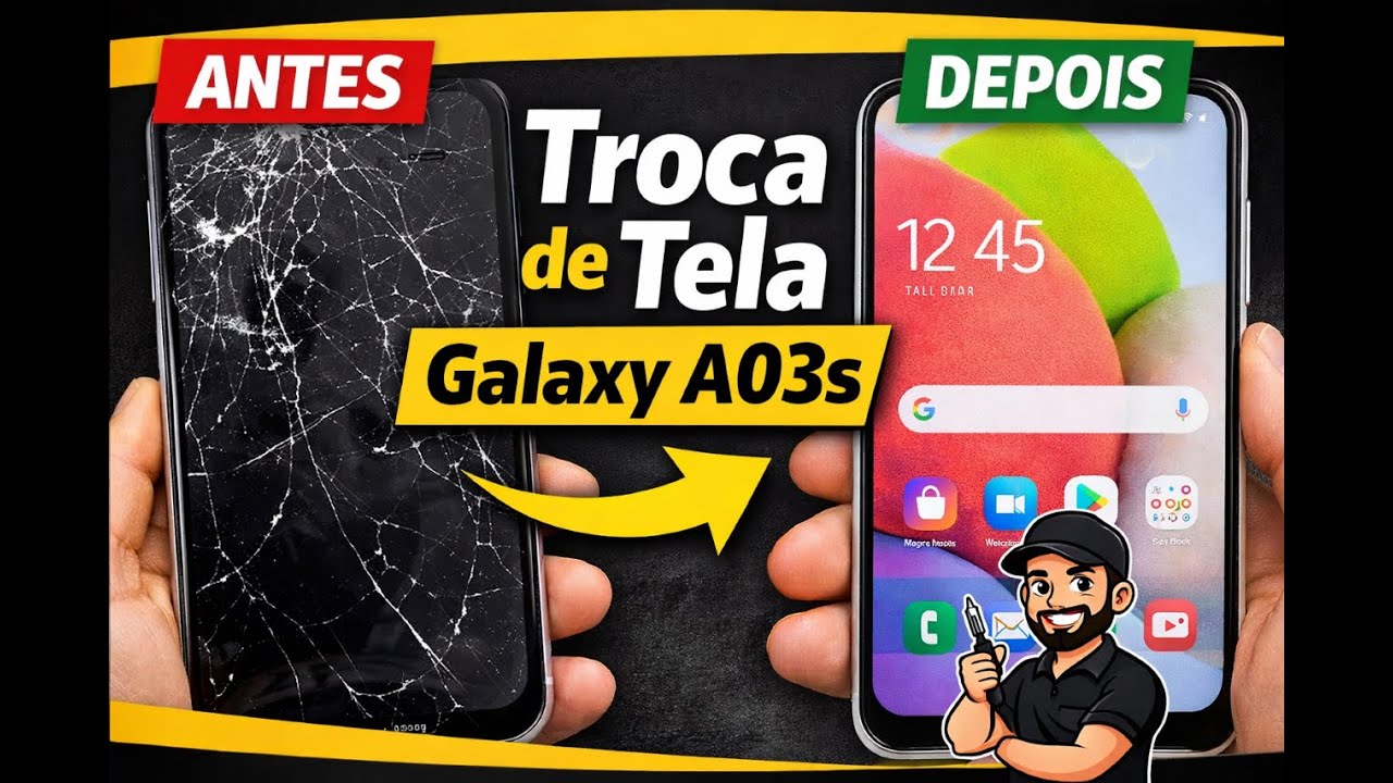 Como Trocar a Tela do Samsung A03s – Passo a Passo