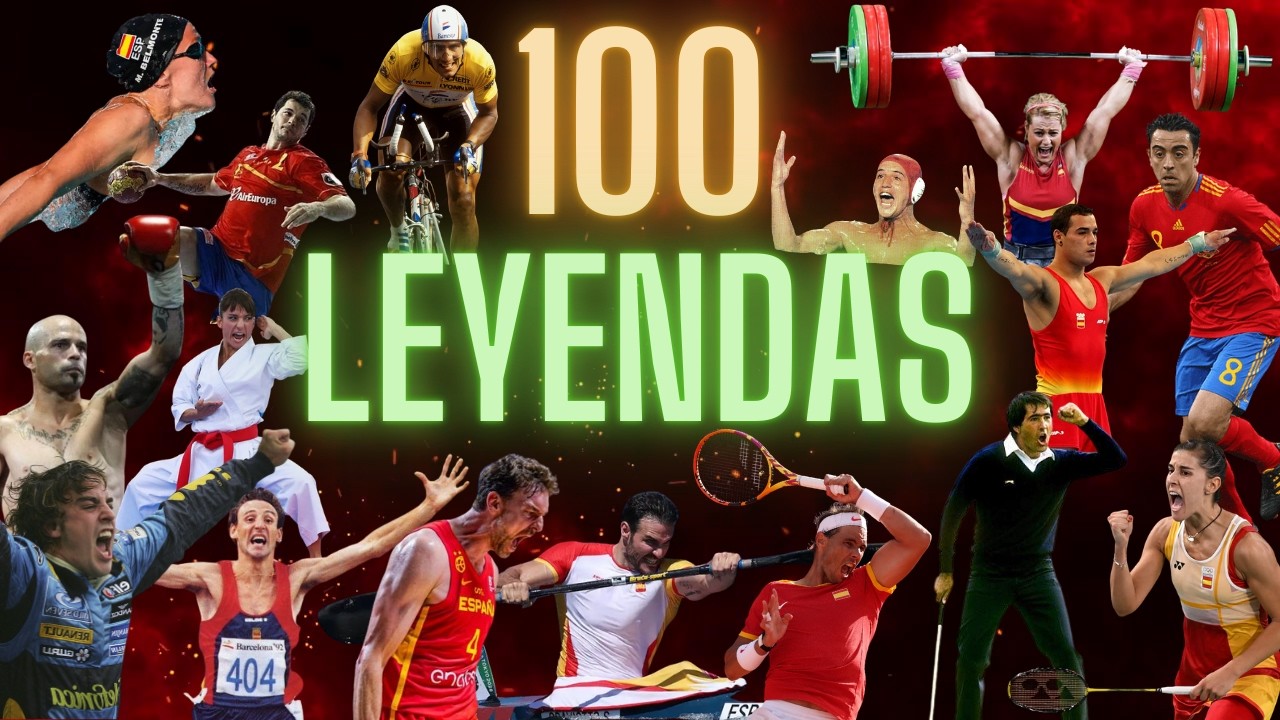 🔥🇪🇸 ¿Cuáles son los 100 MEJORES DEPORTISTAS de la HISTORIA de ESPAÑA? 🇪🇸🔥