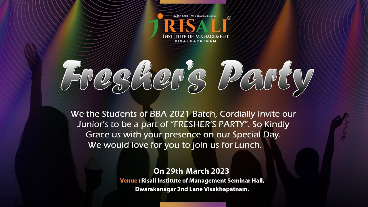 10th // FRESHER'S DAY CELEBRATIONS // ROOKIES FIESTA 2K22 // RISALI INSTITUTE OF MANAGEMENT //