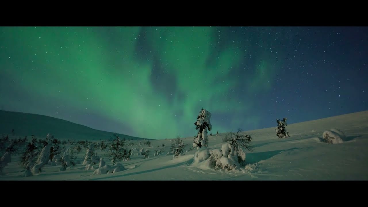 Rändaja feat. Vaskilintu - Menen metsähän mäelle - Northern lights visualizer