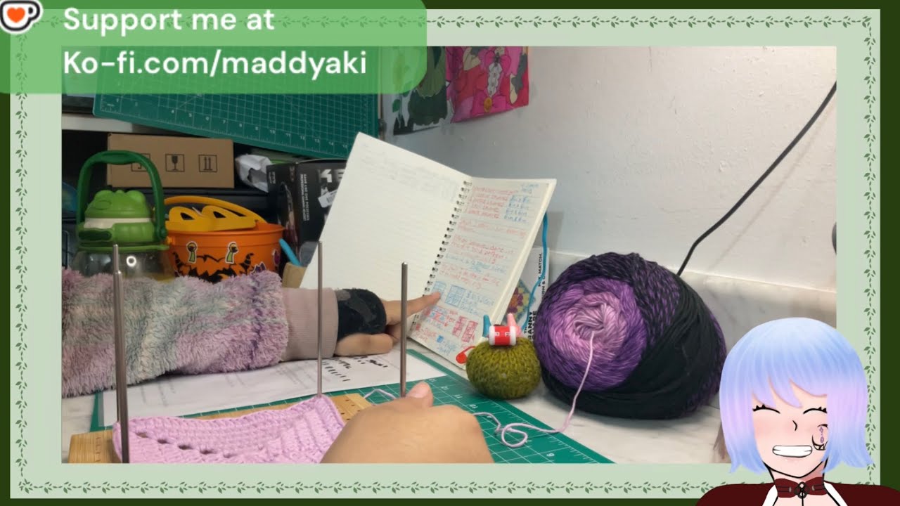 First crochet stream!