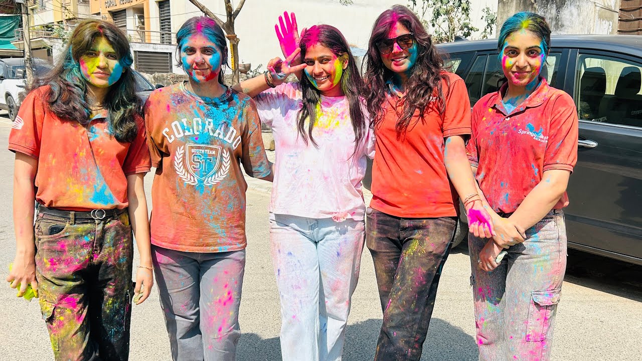 Jaipur Holi part 2 @ Jaipur vlog # explore with jaya#springboard # Rajasthan # India 
