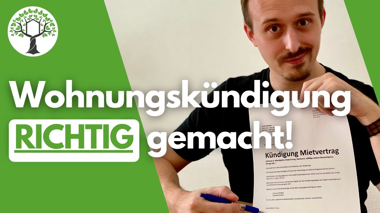 Eure Mietwohnung RICHTIG kündigen - So wird's gemacht!