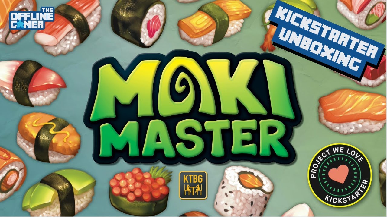 🍣 MAKI MASTER Unboxing - Can You Handle the Sushi Rush?
