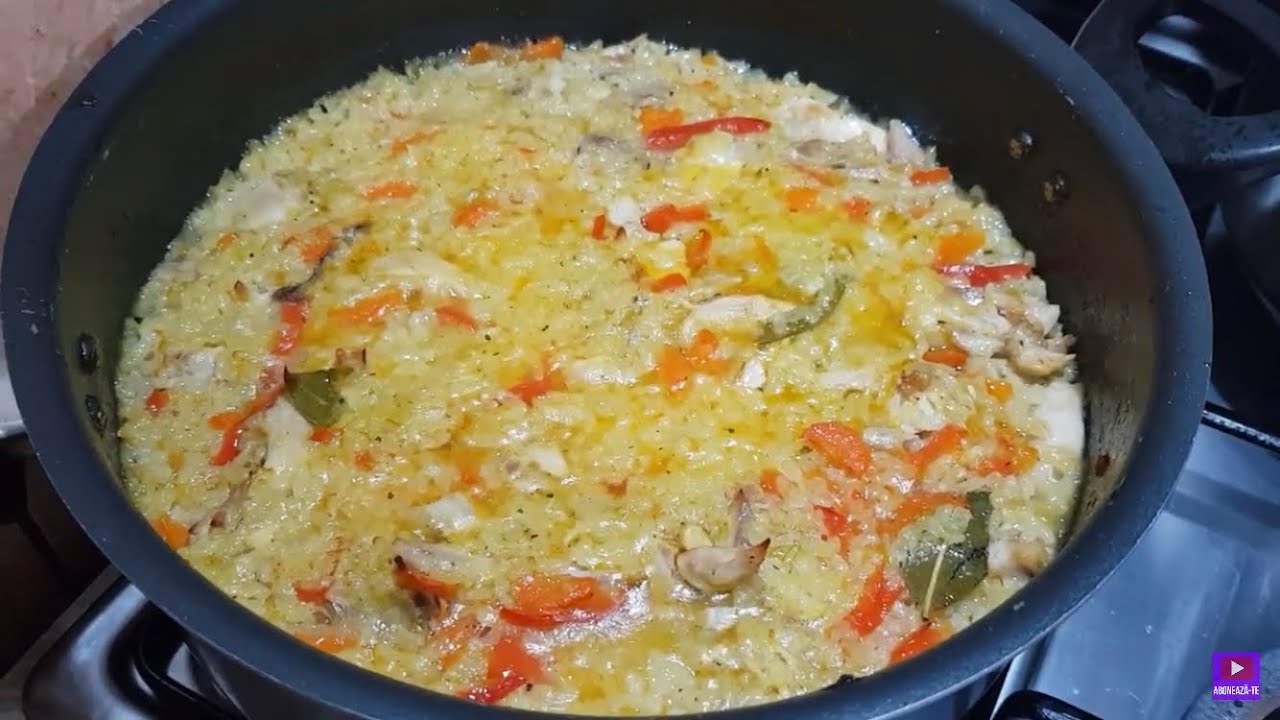 Pilaf de orez cu pui - Reteta Completa | Pas cu Pas