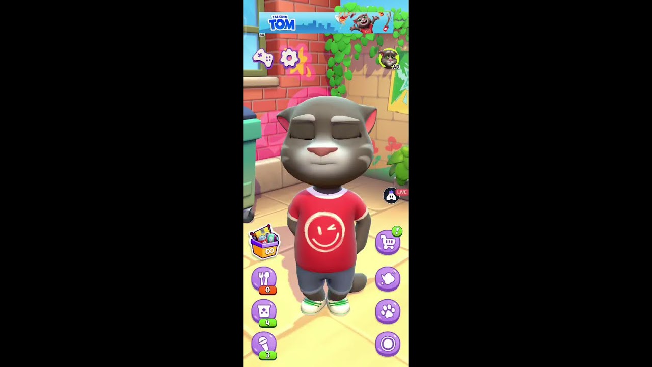 English TalkingTom : 👍 Good stream | Playing Solo | Streaming with Turnip