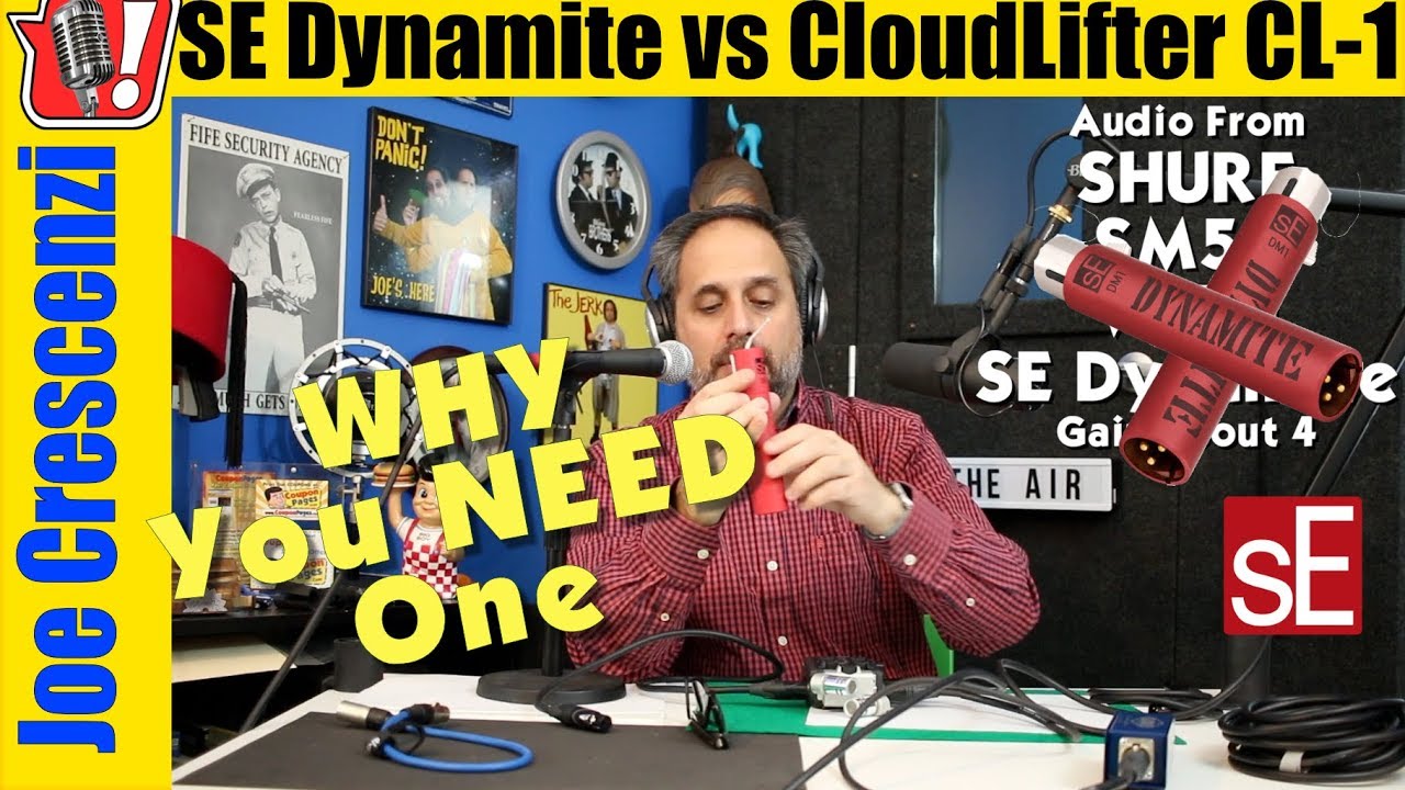 NEW SE Dynamite DM1 vs Cloudlifter CL 1 Mic PreAmps  Why use either?