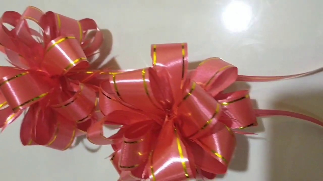 Cara-cara membuat riben hamper|mudah dan cantik