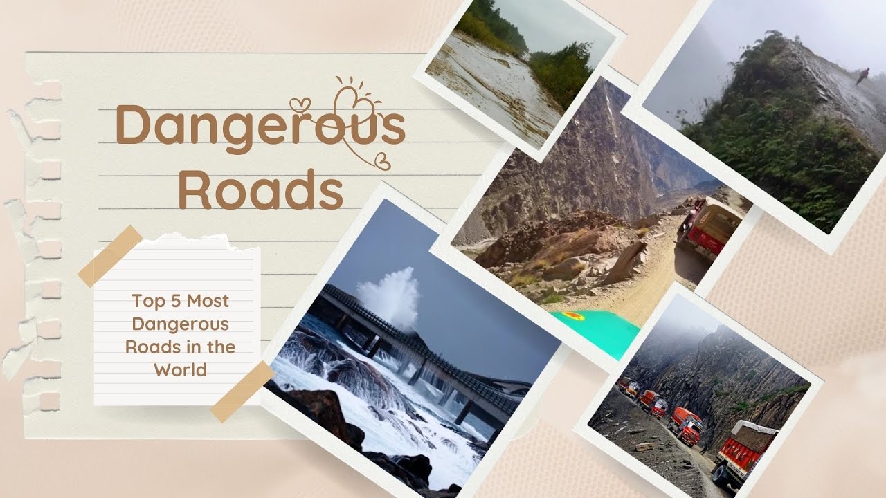 Top 5 Most Dangerous Roads in the World | One Mistake | Death You Will Be Shocked #viralvideo #reels