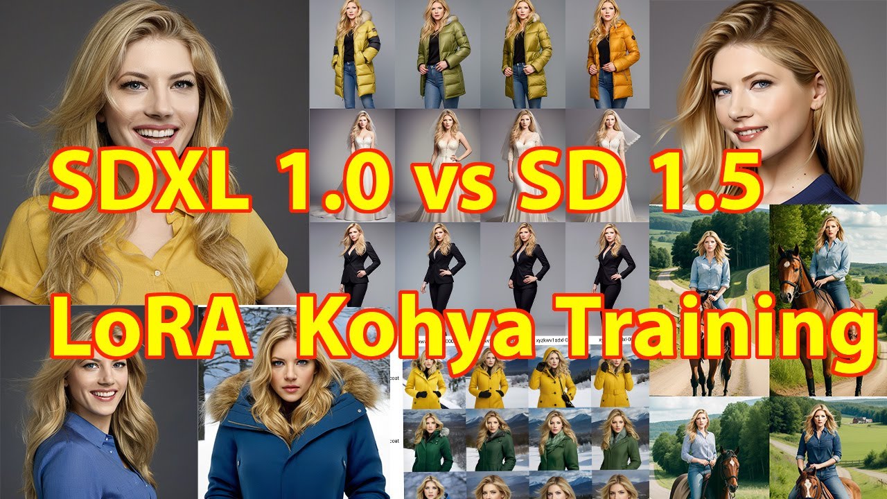 SDXL 1.0 vs SD 1.5 Character Training using LoRA Kohya ss for Stable diffusion Comparison and guide