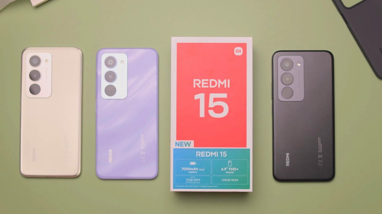 Распаковка и первый взгляд на Redmi 15 4G