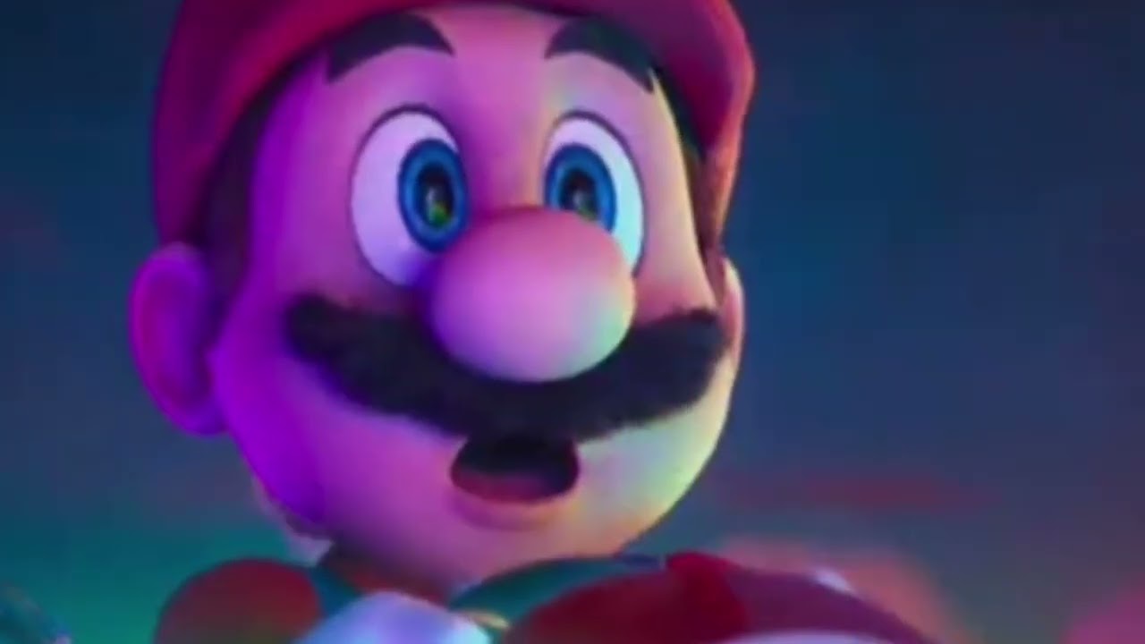 SUPER MARIO BROS MOVIE KART SCENE WITH FINN MCMISSLE THEME