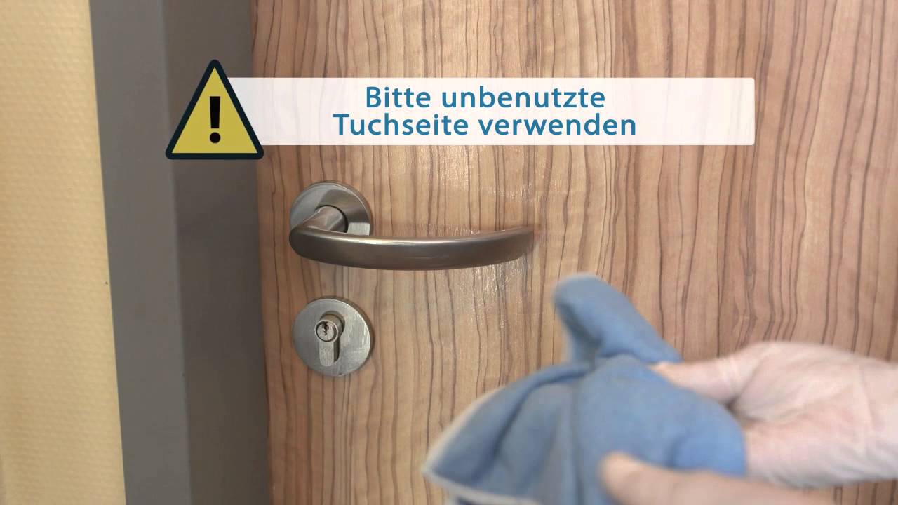 Häufig angefasste Objekte (HAOs) im Patientenzimmer