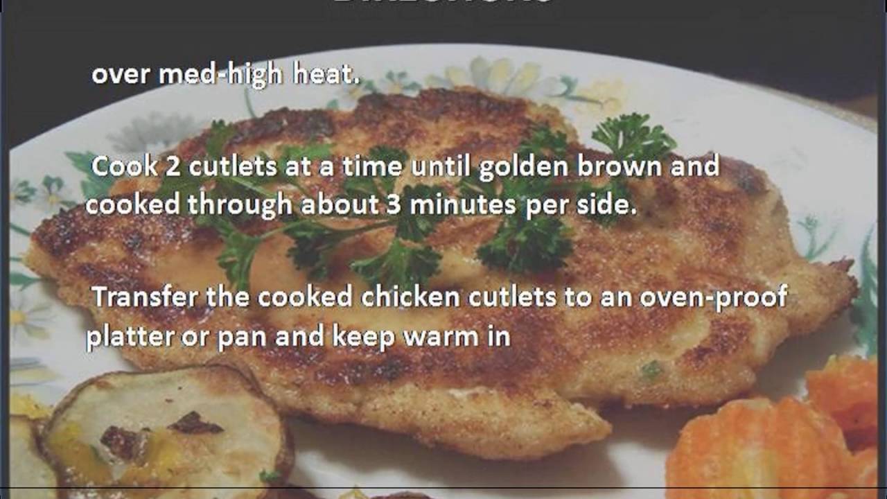 Chicken Schnitzel recipe